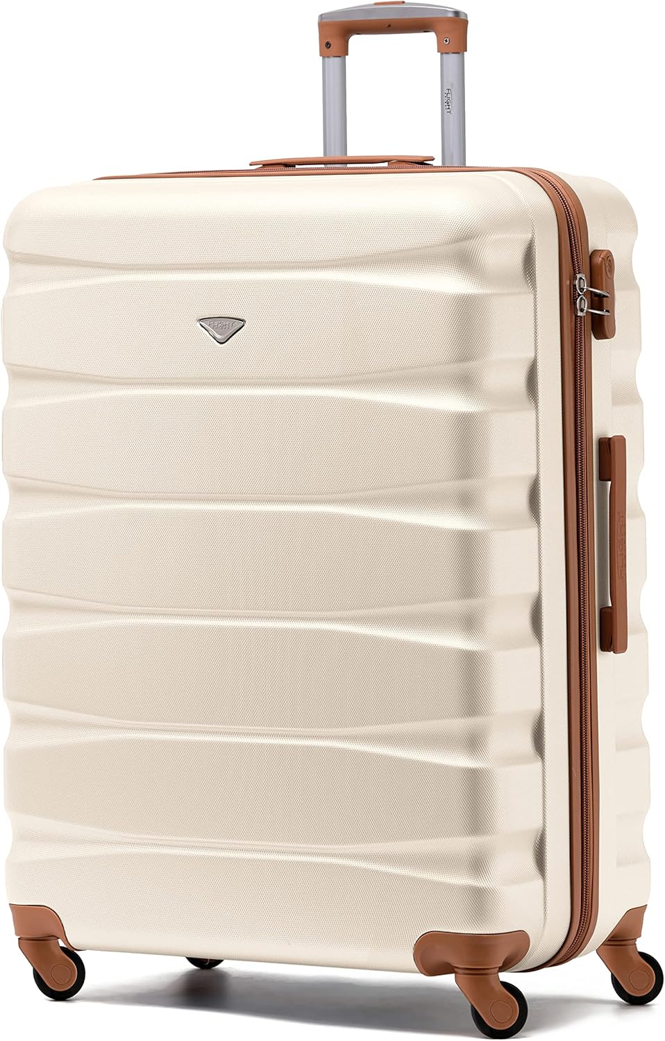 Flight Knight Lightweight 4 Wheel ABS Hard Case Extra Large Suitcase Approved for Over 100 Airlines Including easyJet, British Airways, Ryanair, Jet2, Emirates & Many More - Check-in Large Size 29"