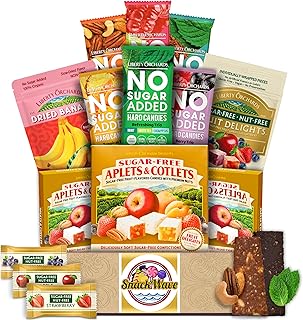 Liberty Orchards Sugar Free/No Sugar Added Set Turkish Delight Candy & Snacks - SnackWave Pack: 10-Count Variety Pack Assorted Flavors