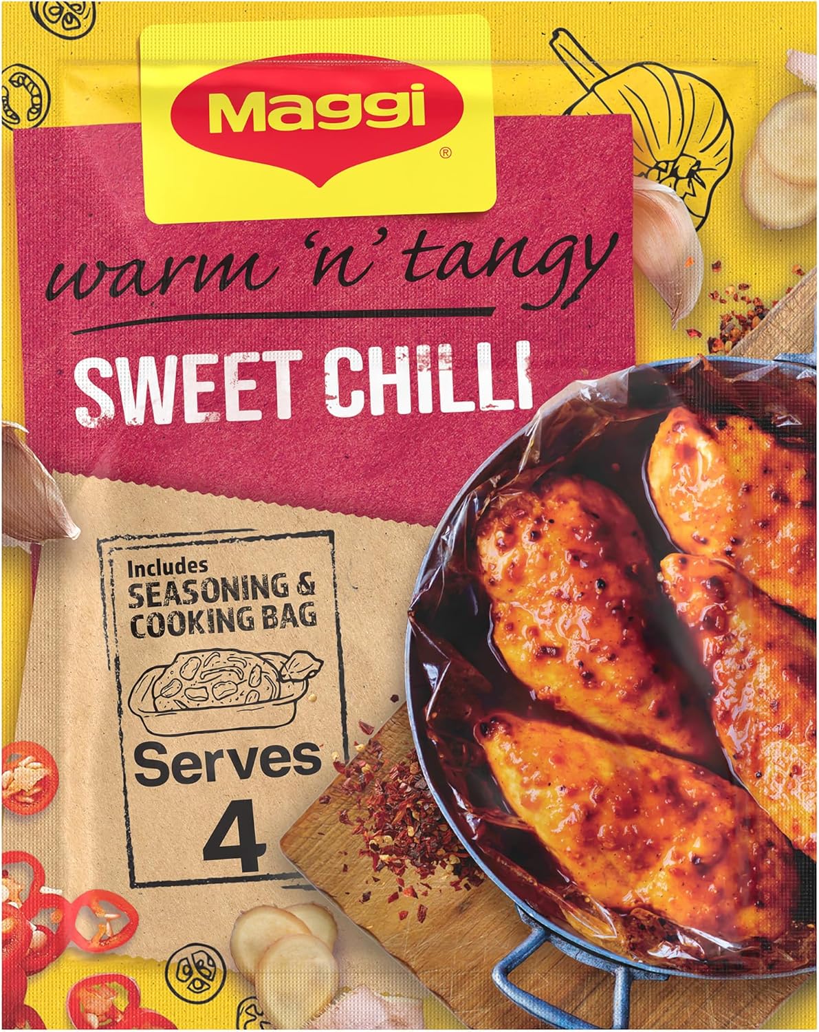 Maggi So Juicy Sweet Chilli Chicken Recipe Mix (41g sachet)