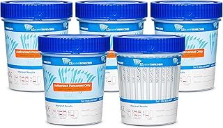 [25 Pack] 10 Panel Drug Testing Kit, Detects up to 10 Drugs - AMP BUP BZO COC MDMA MET MTD OXY OPI THC, Built-in Temperature Strip Included, Easy Read, One Step, Multi-Drug Test
