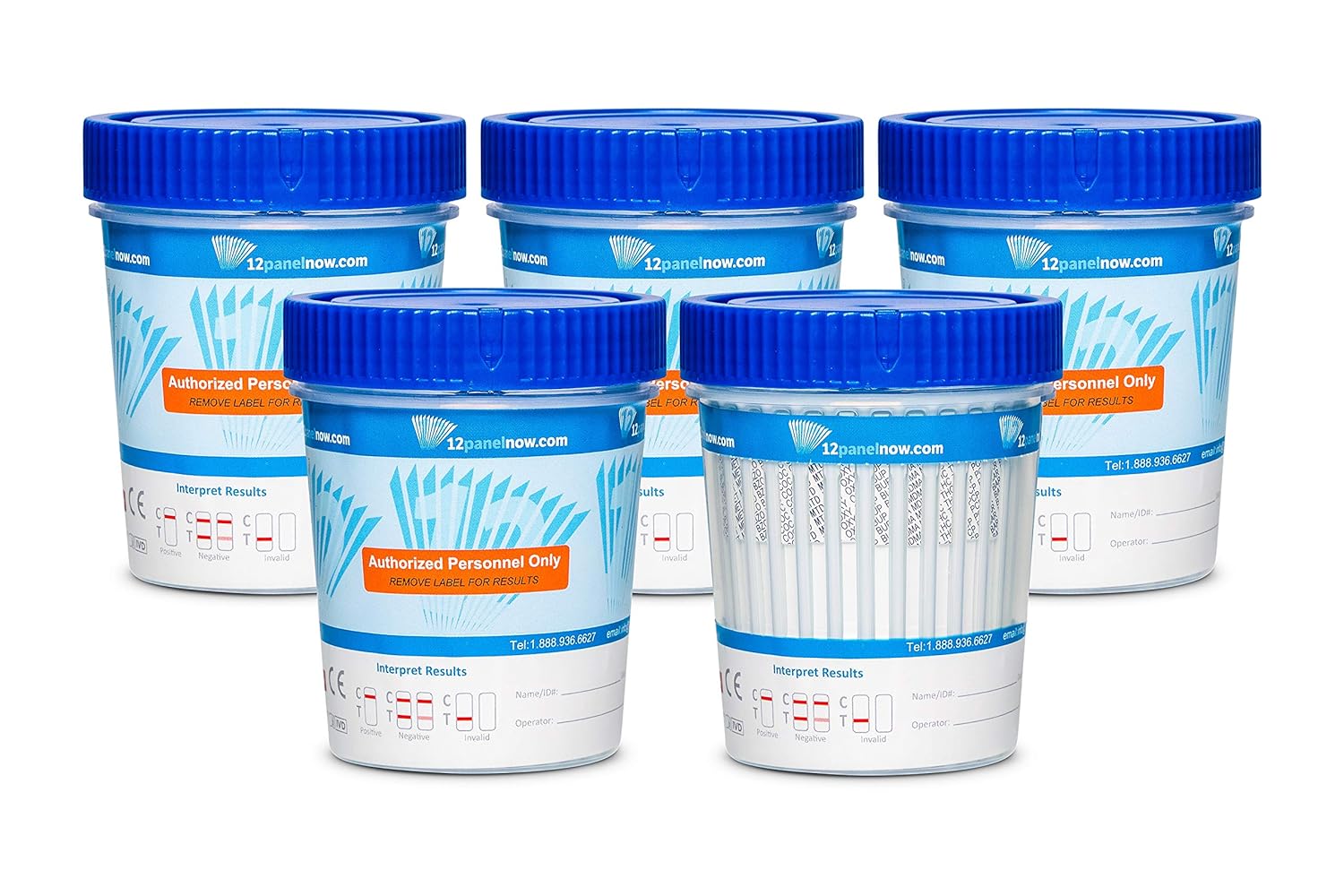 [25 Pack] 10 Panel Drug Testing Kit, Detects up to 10 Drugs - AMP BUP BZO COC MDMA MET MTD OXY OPI THC, Built-in Temperature Strip Included, Easy Read, One Step, Multi-Drug Test
