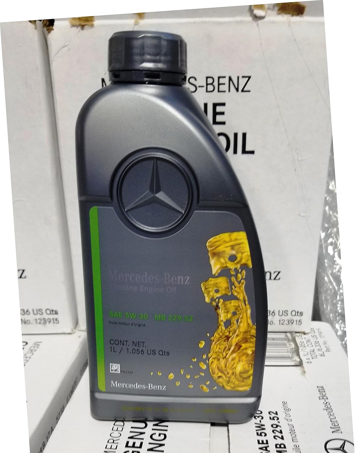 Mercedes Benz 5W30 Synthetic Oil 229.52-1 case of 6 quarts
