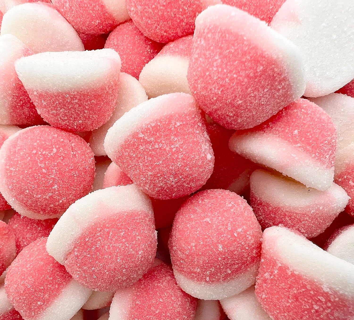 Strawberry Puffy Gummy Candy - 2 Pound Bulk Pack (About 110 Count) Pink Sweets