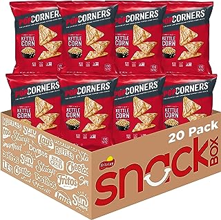 PopCorners Popped Corn Snacks, Kettle Corn, 1 Ounce (Pack of 20) (Packaging May Vary)