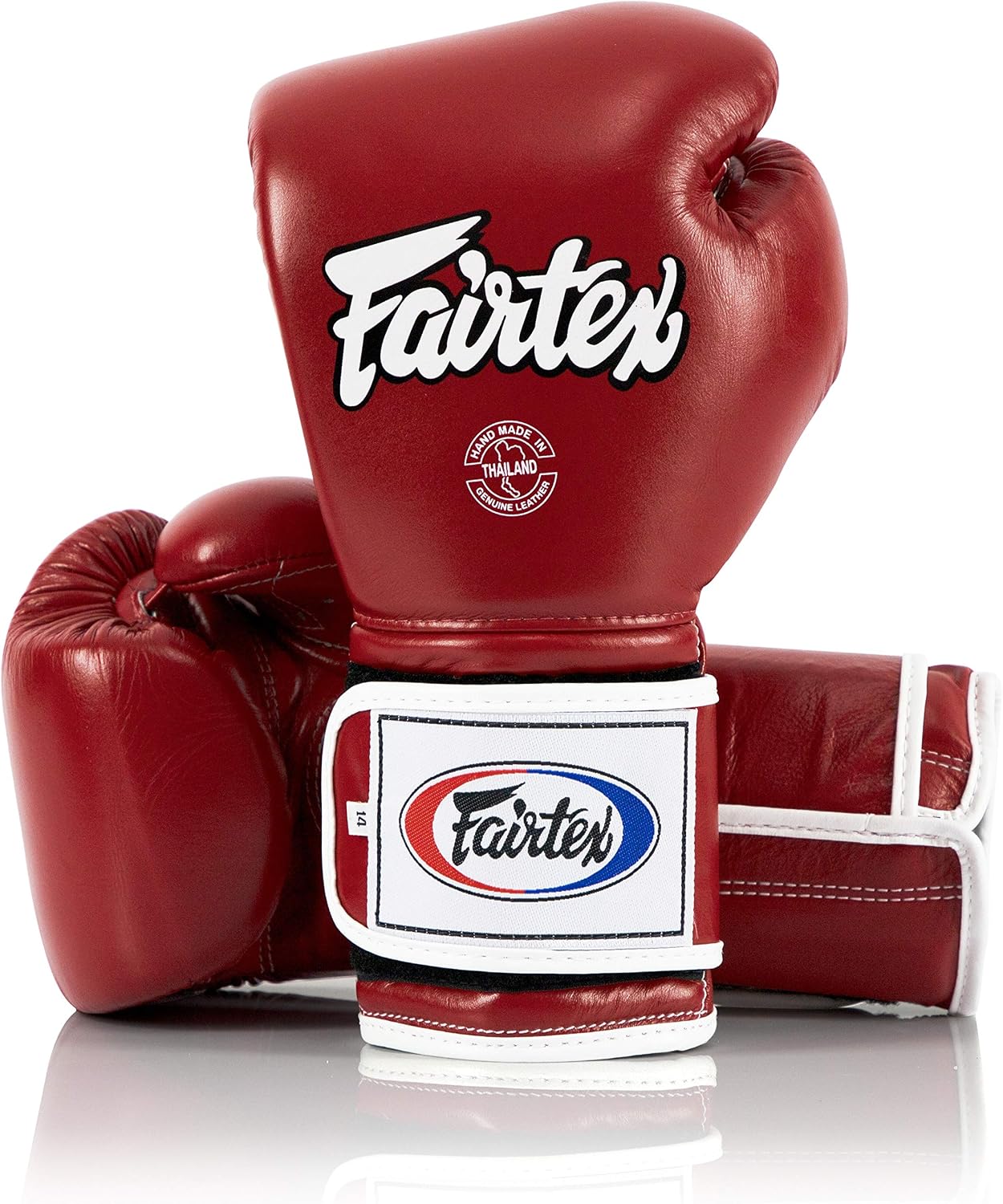 Fairtex BGV9 Muay for Professional Boxers & Trainers |Mexican Style Glove for Hard Hitters | MMA Gloves for Martial Arts|Light Weight & Shock Absorbent Boxing Gloves
