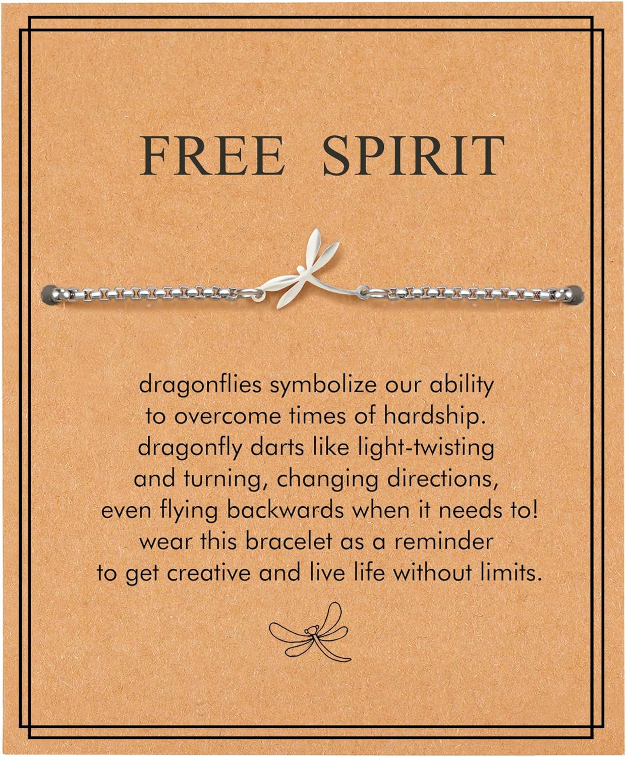 Bracelet for Women Teens Butterfly Dragonfly Gifts for Women Birthday Gifts for Friends Sister