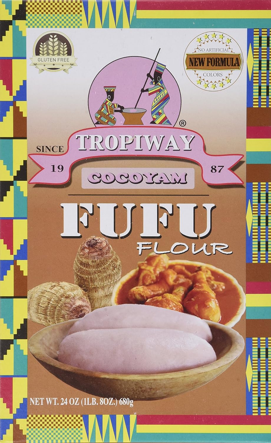 Tropiway Cocoyam FuFu Flr 24oz X 2pk