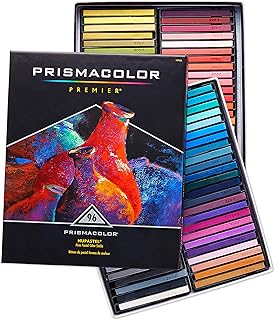 Prismacolor Premier NuPastel Firm Pastel Color Sticks, 96 Pack