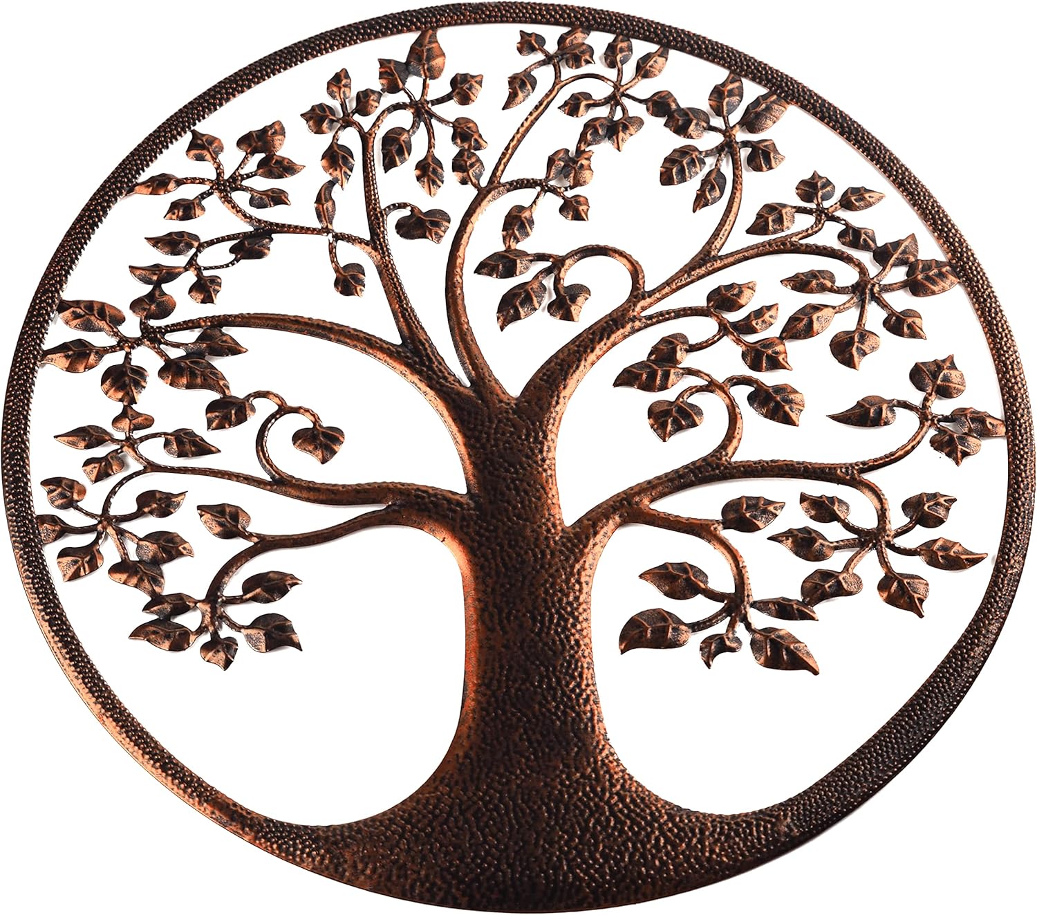 Bronze Tree of Life Garden Wall Plaque Decoration 40cm