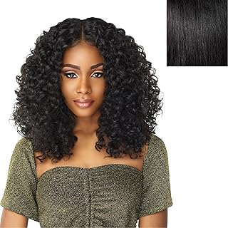 Sensationnel Butta lace front wigs - butta unit 5 glueless extra wide 5 inch deep part synthetic wig preplucked hairline hd lace with babyhair - Butta unit 5 (1 JETBLACK)