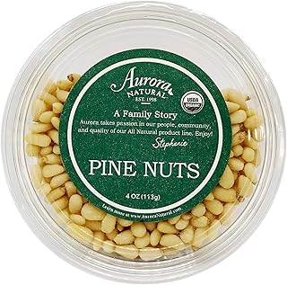 Aurora Natural Products Organic Pine Nuts, 4 Ounce
