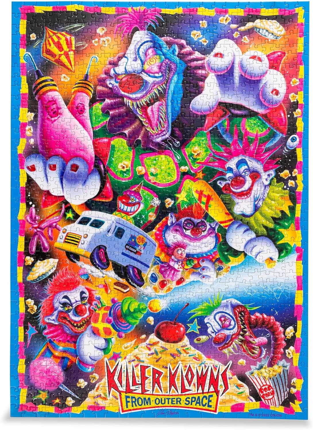 Killer Klowns From Outer Space 1000-Piece Jigsaw Puzzle | Toynk Exclusive