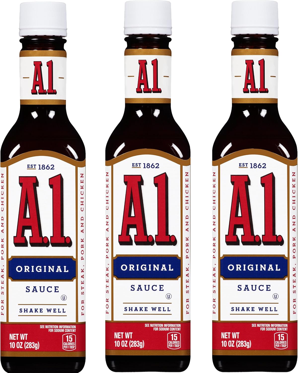 A1 Steak Sauce (Original Sauce) - 283g (3 Pack)