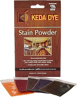 Wood Dye - Aniline Dye 5 Color Kit - Wood Stain Powder