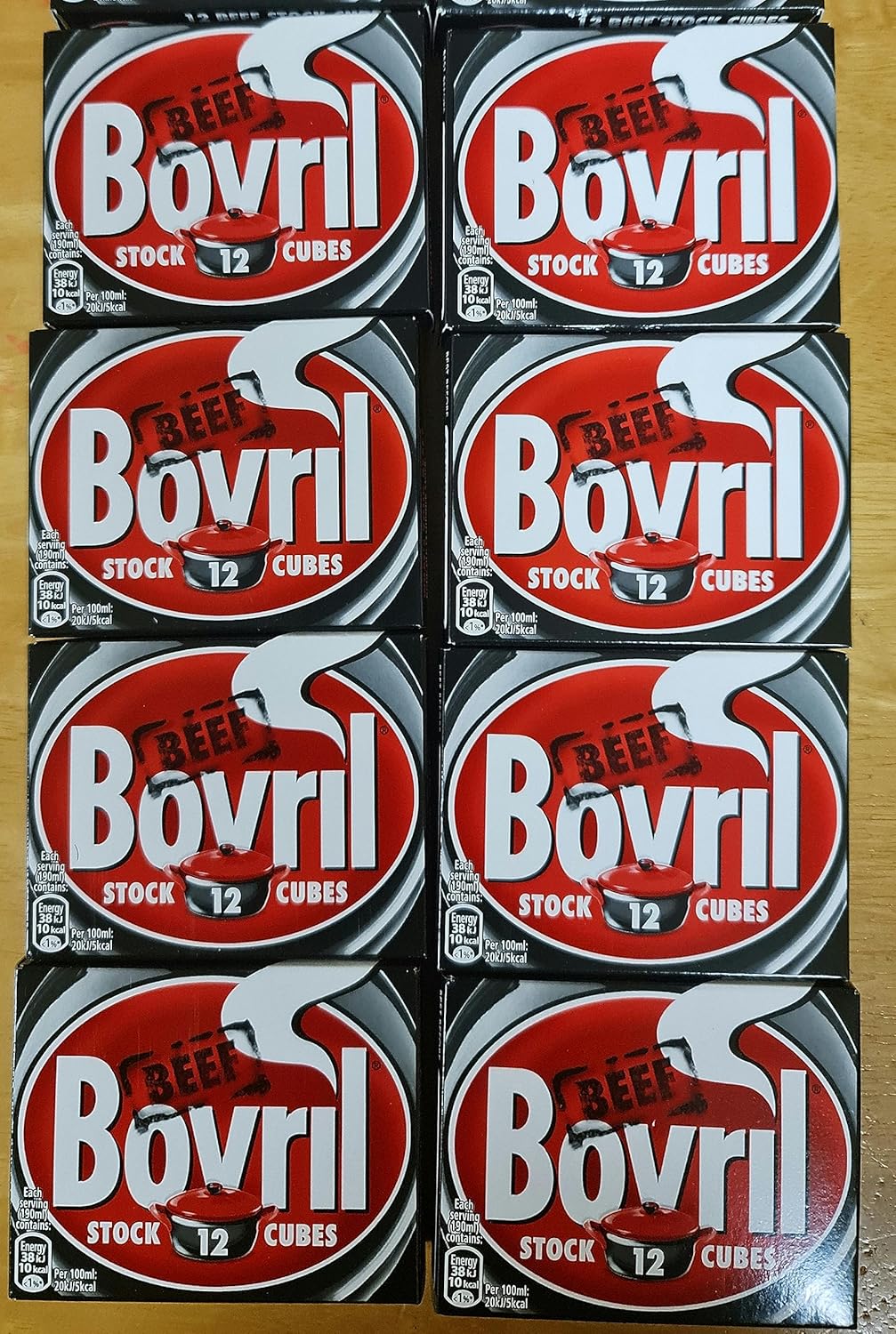 Bovril Stocks Cubes - 8 x 12s
