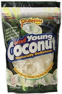 Philippine Brand Dried Young Coconut Snacks, 18 Ounce