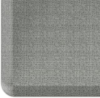 NewLife by GelPro Ergo-Foam Cushioned Anti-Fatigue Standing Kitchen Floor Mat, Padded Stain-Resistant, Waterproof, Non-Slip Comfort Padded Desk/Office Mat - 20" x 72", Patina Grey