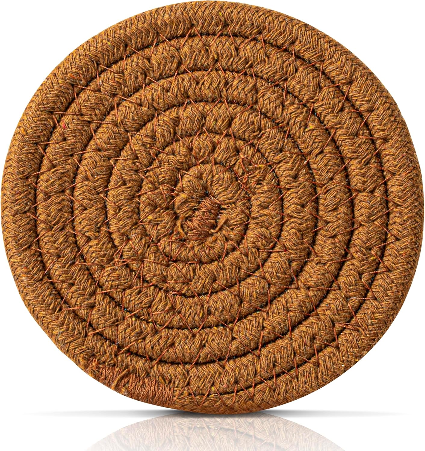 1 Pcs Brown Drink Coasters, 4.3 inch