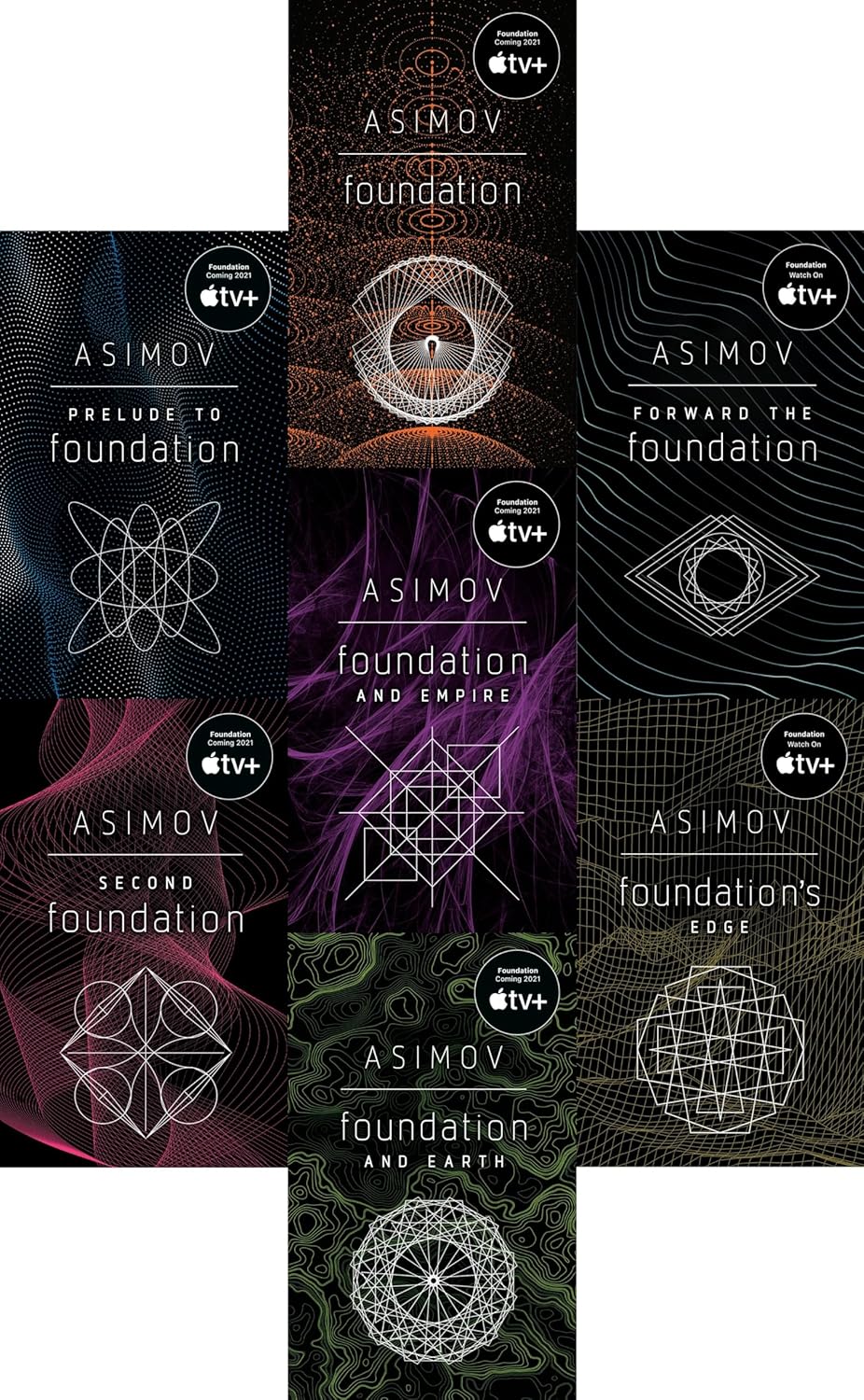 The Complete Isaac Asimov's Foundation Series Books 1-7 (Foundation, Foundation and Empire, Second Foundation, Foundation's Edge, Foundation and Earth, Prelude to Foundation, Forward the Foundation)