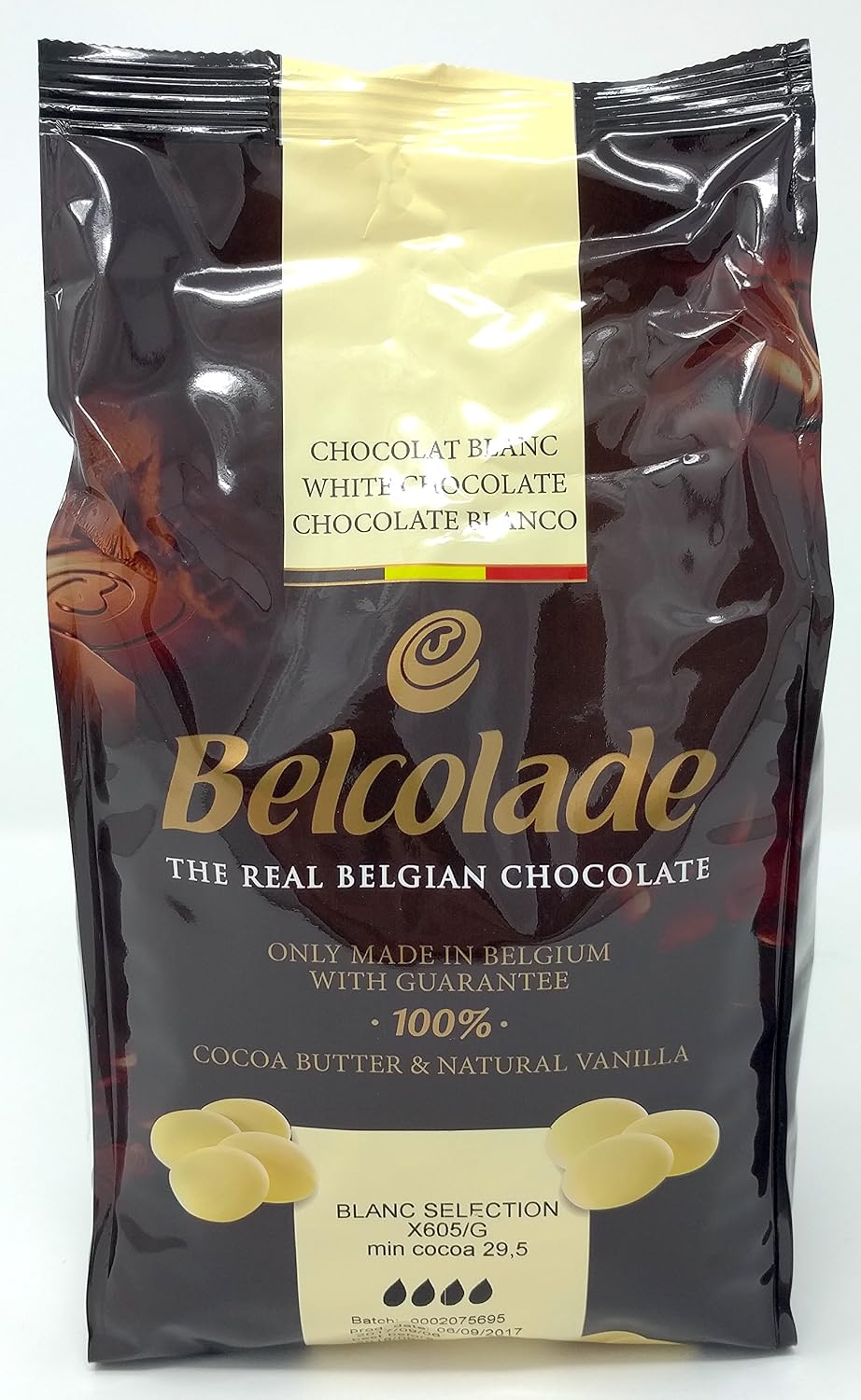 Belcolade White Chocolate - 1Kg 1KG