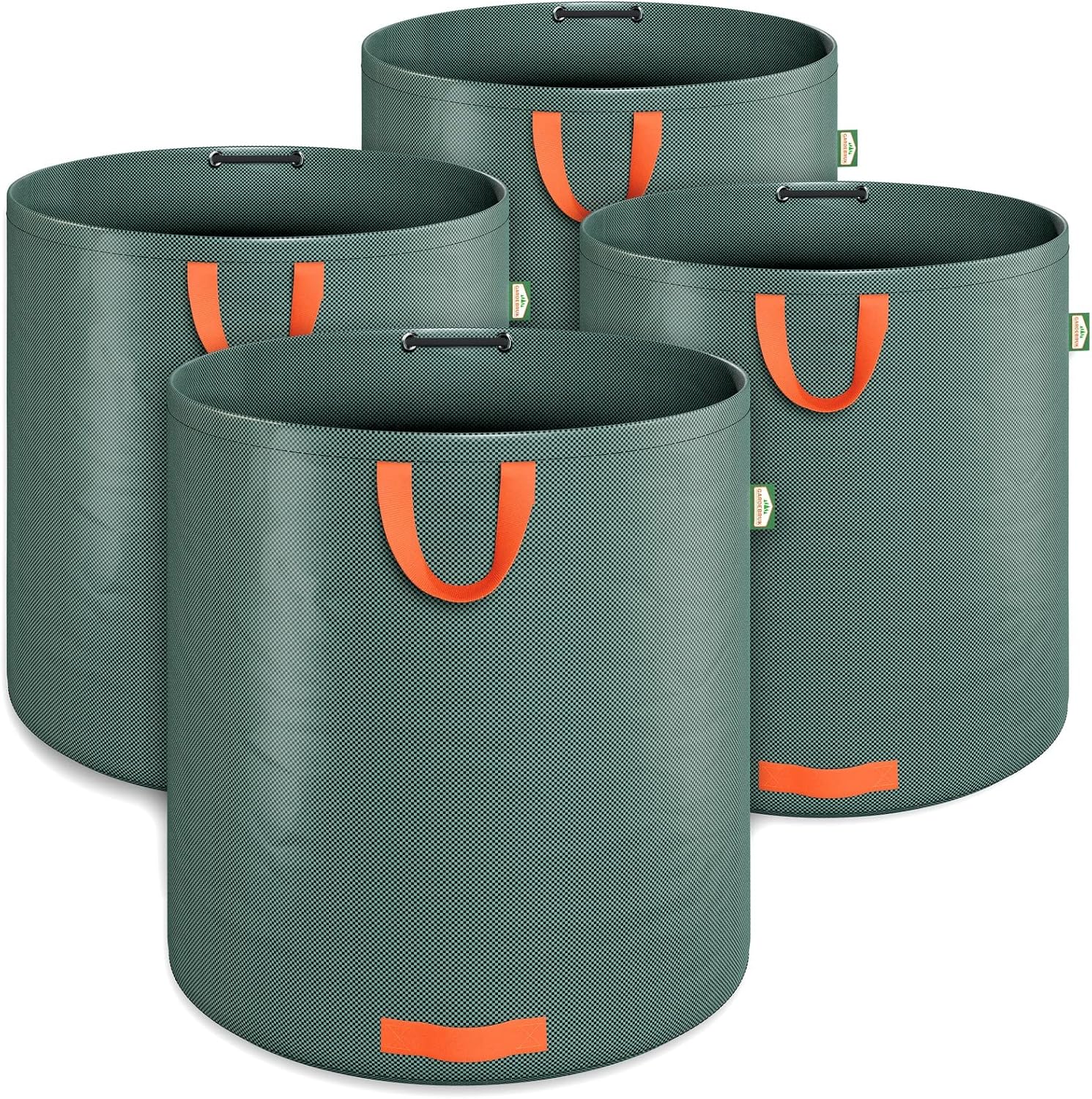 Gardebruk Garden Waste Bag 4x500 Litres 50 kg Load Capacity Stable Robust Washable Garden Lawn Bag Toy Bag Leaf Bag