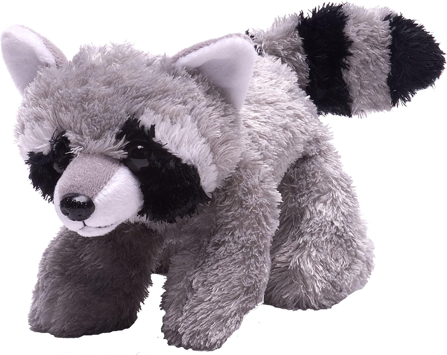 Wild Republic Raccoon Plush, Stuffed Animal, Plush Toy, Gifts for Kids, Hug’Ems 7 Inches