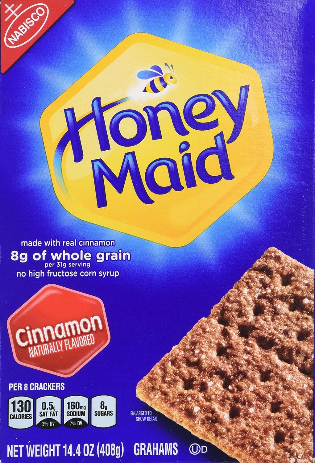 Honey Maid Nabisco, , Graham Crackers, Cinnamon, 14.4Oz Box (Pack of 3)