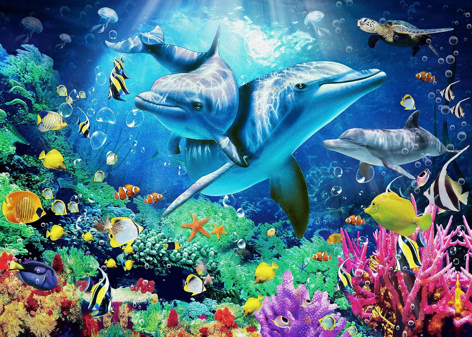 Nattork Jigsaw Puzzles 1000 Pieces for Adults or Families Pieces Fit Together Perfectly (Sea World)