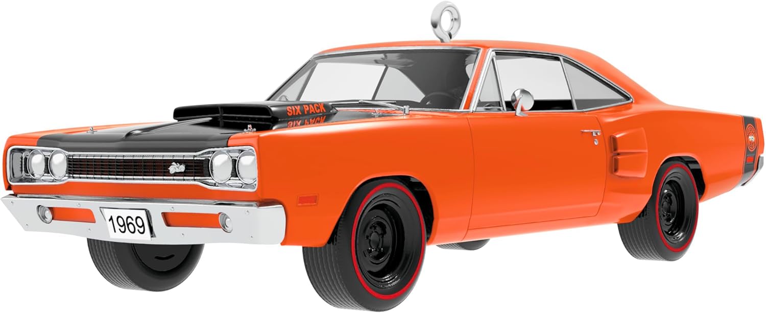 Hallmark Keepsake Christmas Ornament 2025, Classic American Cars 1969 Dodge Super Bee Six Pack 2025, Metal, Gifts for Car Collectors