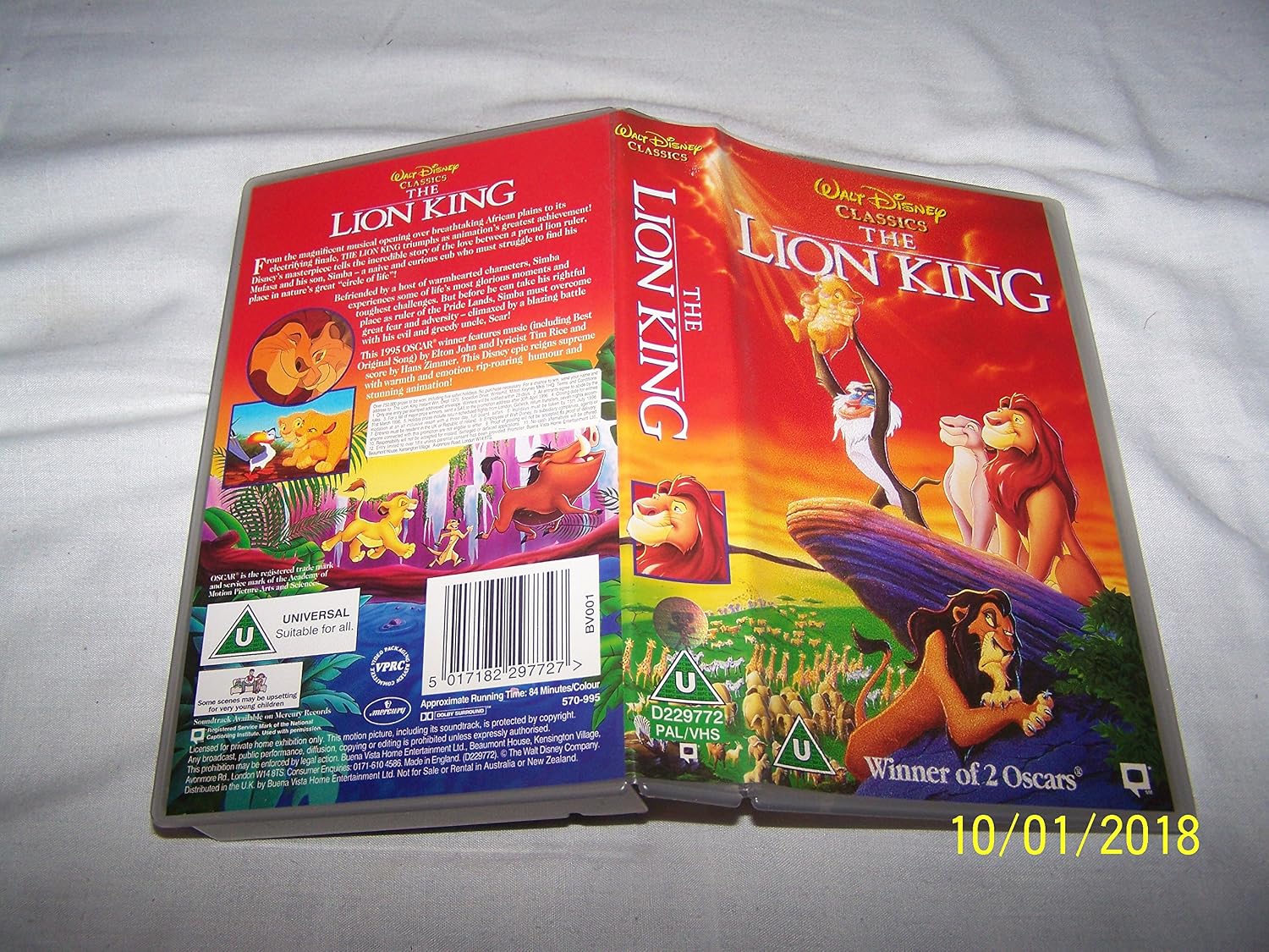 The Lion King [VHS] [1994]