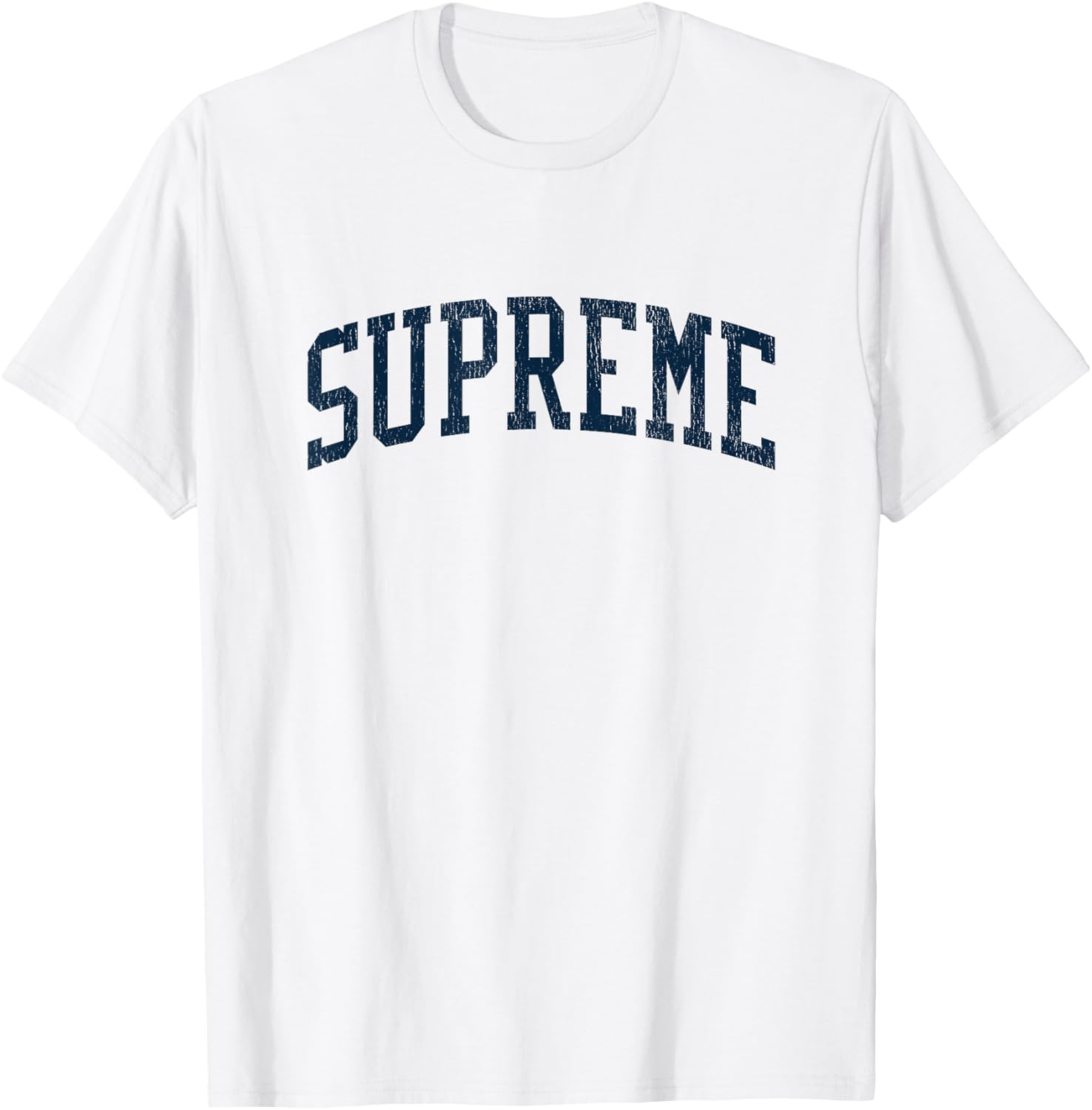 Supreme LA Vintage Athletic Sports JSN2 Navy Print T-Shirt