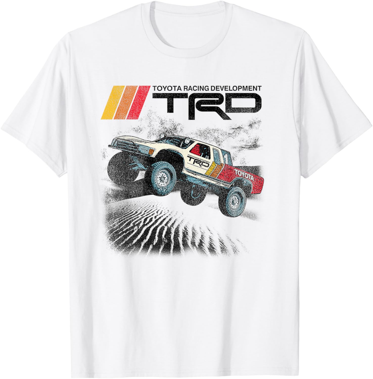 Iconic TRD Racing Development Distressed Chest Logo T-Shirt
