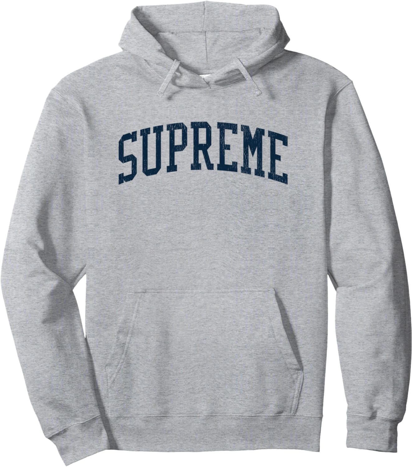 Supreme LA Vintage Athletic Sports JSN2 Navy Print Pullover Hoodie