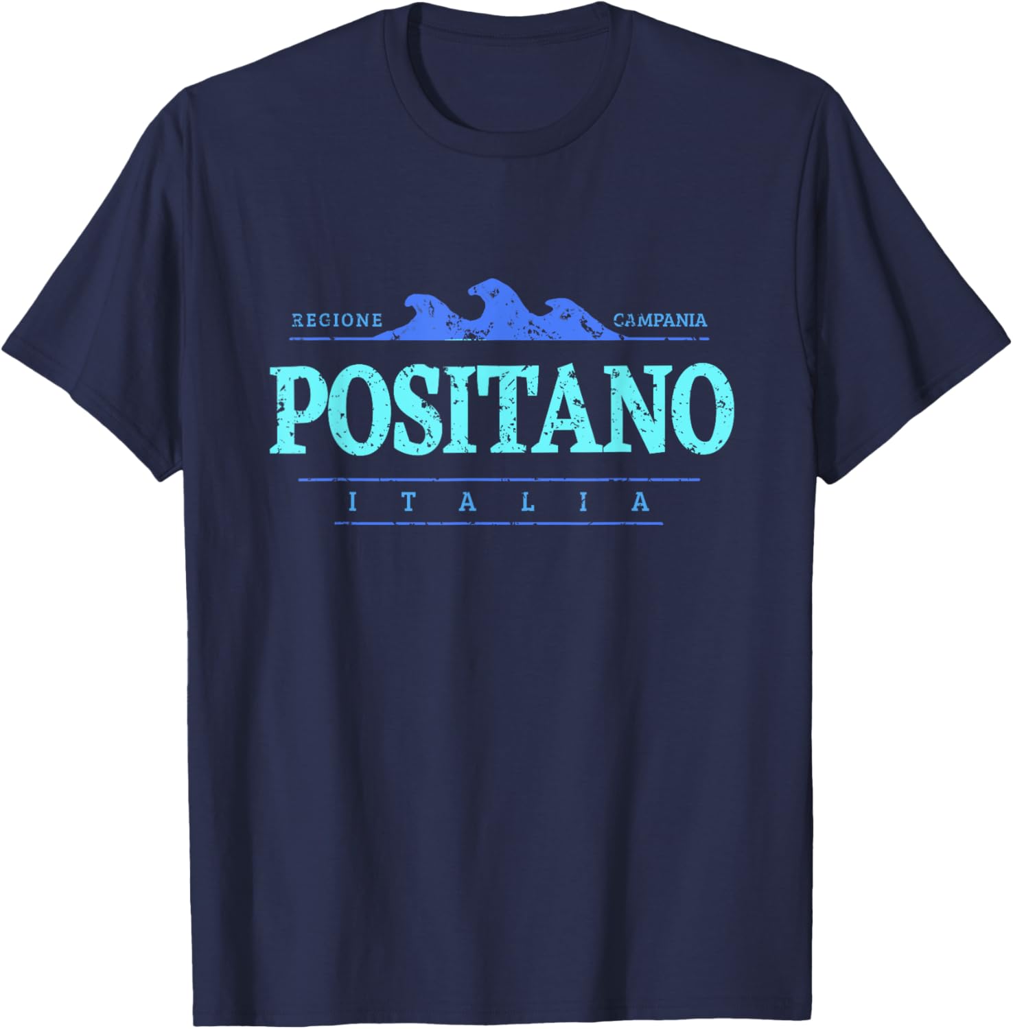 Positano Italia | Positano Campania Italy Shoreline T-Shirt