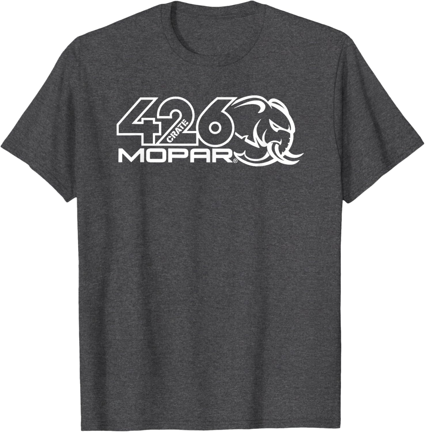 Mopar HEMI Engine - White Hellephant Logo T-Shirt