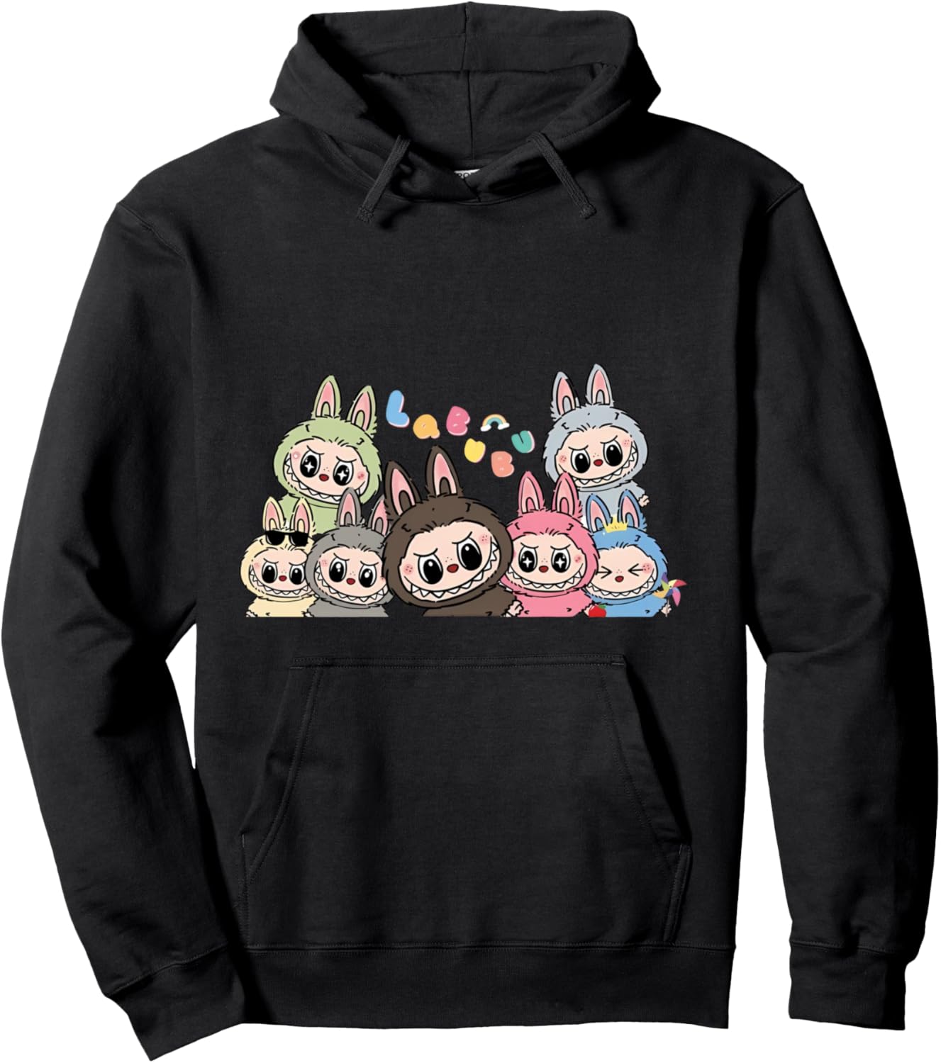 Labubu Lover Cute Labubu The Monsters Men Women Pullover Hoodie