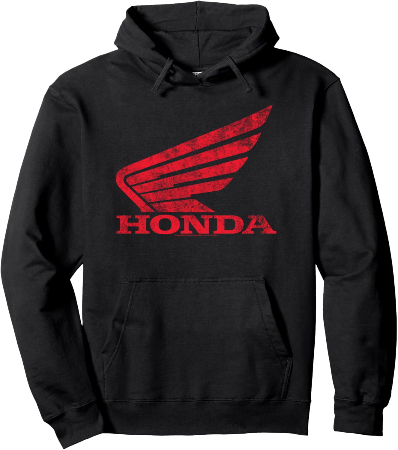 Honda Distressed Powersports Wing Pullover Hoodie