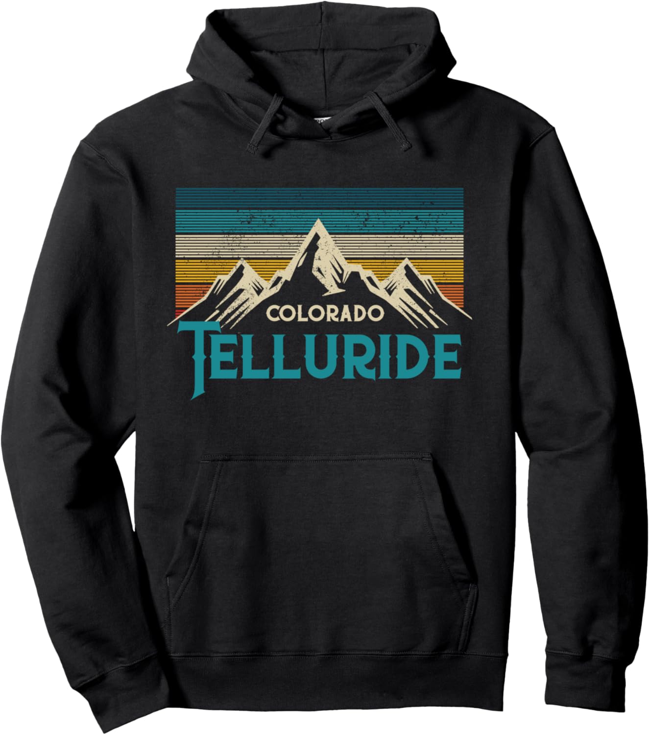Telluride Colorado Vintage USA America Souvenir Pullover Hoodie