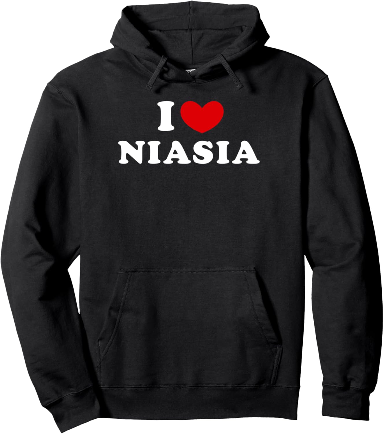 I Love Niasia, I Heart Niasia Pullover Hoodie