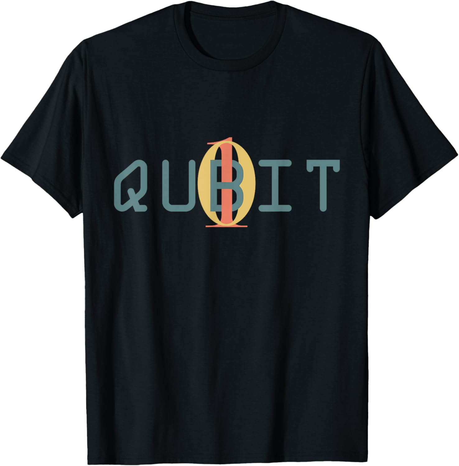 Qubit Quantum Interlocking Gift - Quantum Computer Physics T-Shirt