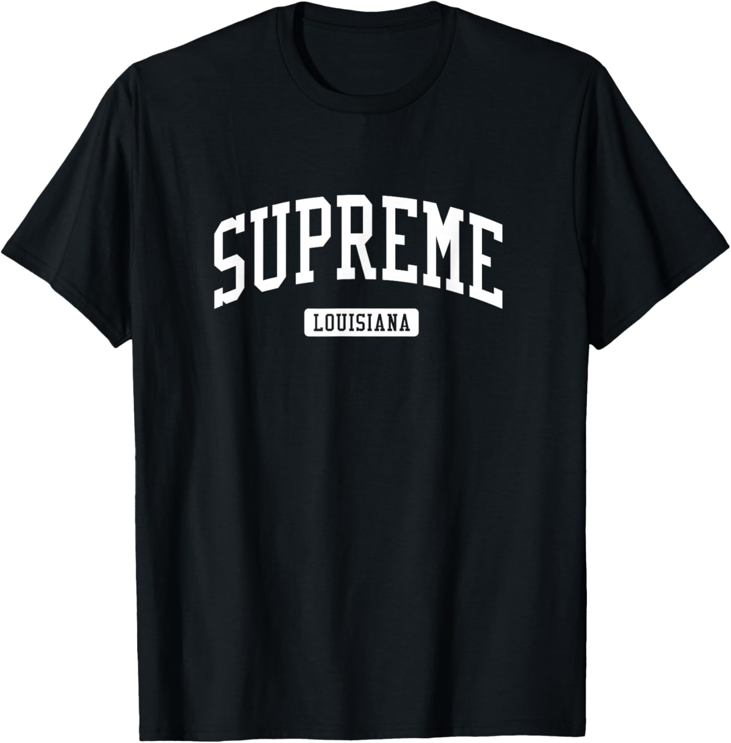 Supreme Louisiana LA Vintage Athletic Sports Design T-Shirt