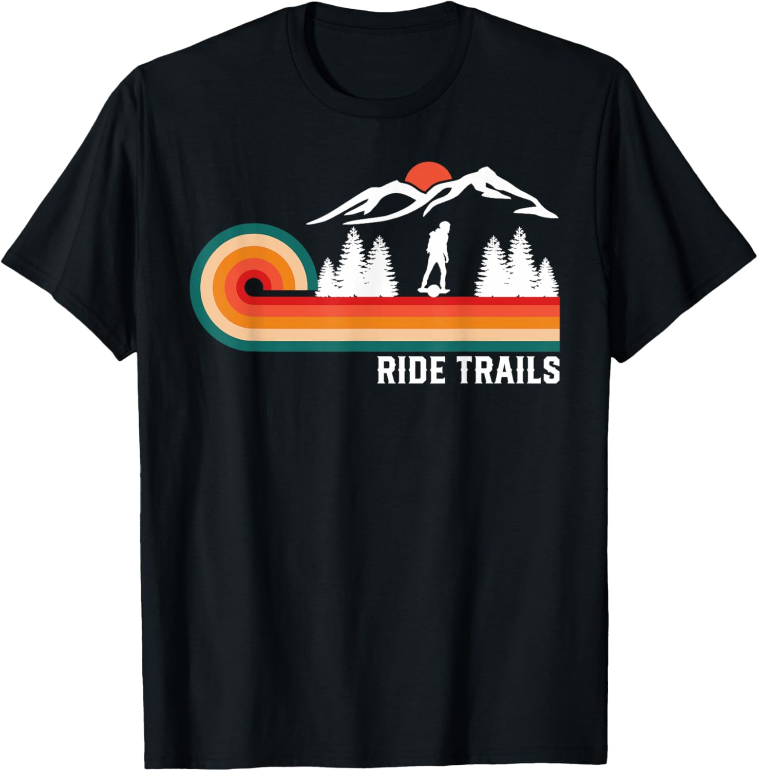 Ride Trails Onewheel GT Retro Vintage One Wheel GTS T-Shirt