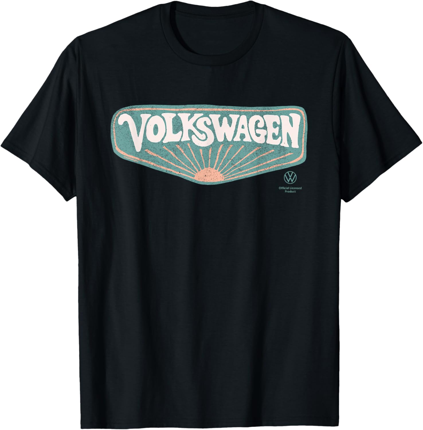 Volkswagen Retro 70s Sunset Logo T-Shirt