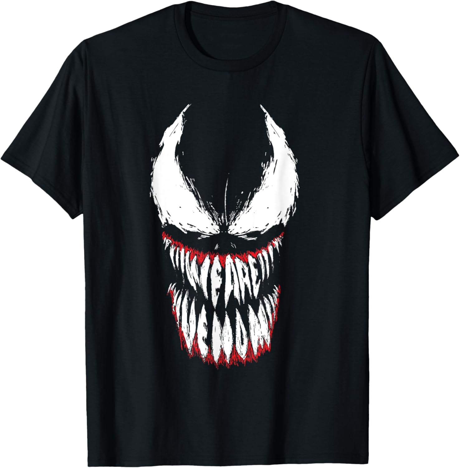 Marvel Venom We Are Venom Face Grin T-Shirt