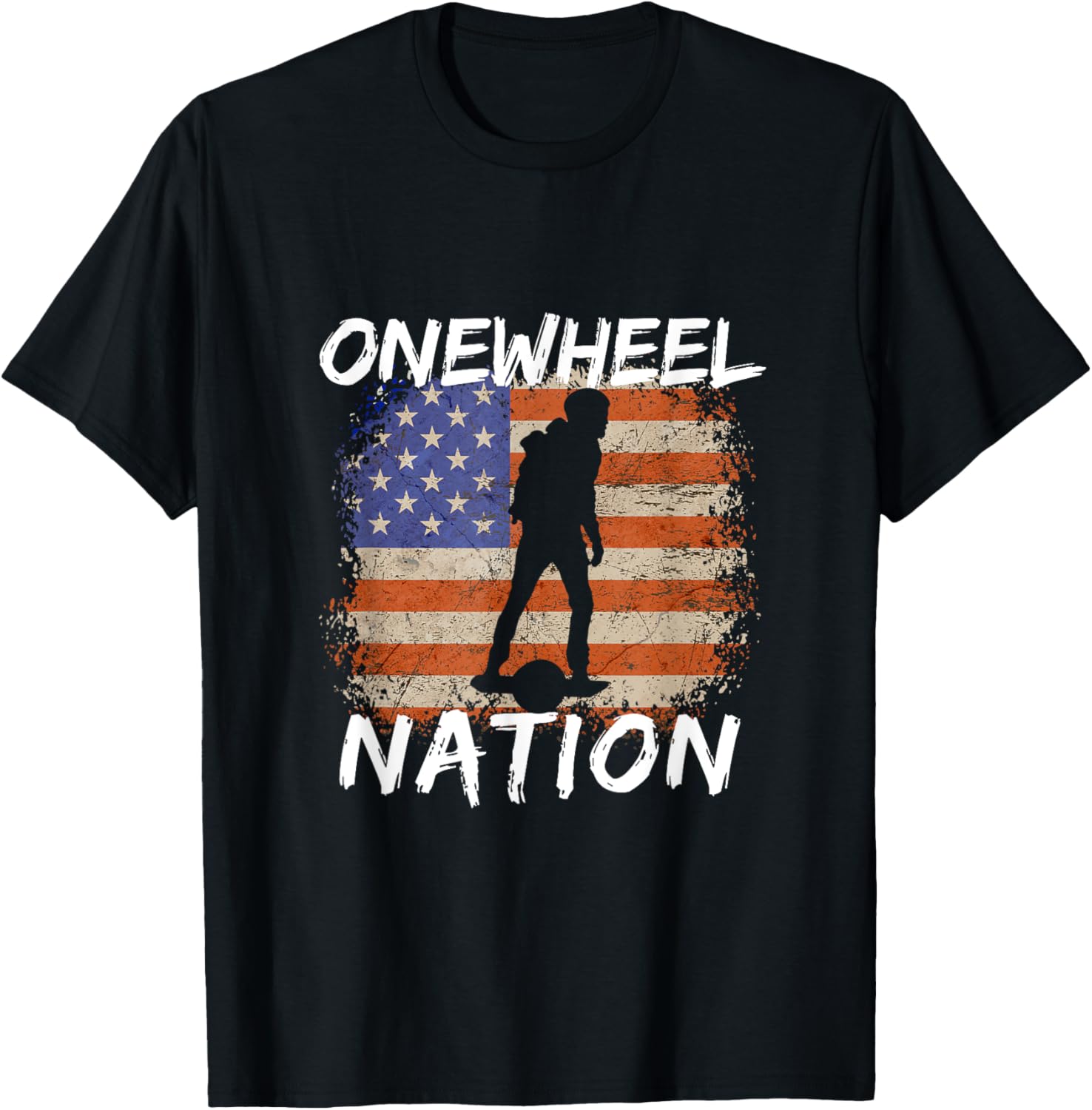 Onewheel GT S Nation American Flag One Wheel Floater Freedom T-Shirt for Women Men